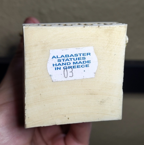 Apollo Alabaster Statue Greek God of Sun, Prophecy, Healing, Arts - Picture 6 of 6